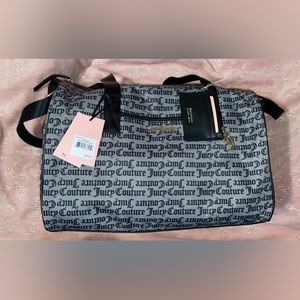 JUICY COUTURE 👑✨🖤 duffel bag NWT 🏷️ 🆕 ROSIE ADD ON WEEKENDER 💼🖤✨